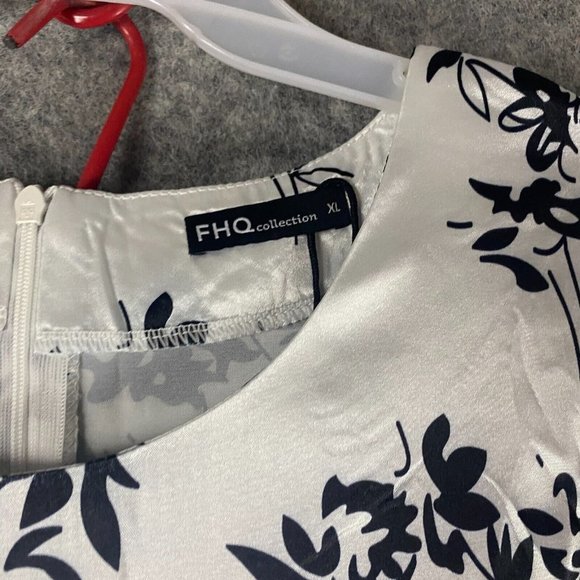 FGQ A-Line Dress XL Women's Sundress Half Sleeve Polyester Adults - Picture 3 of 8